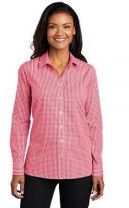 Port Authority ® Ladies Broadcloth Gingham Easy Care Shirt